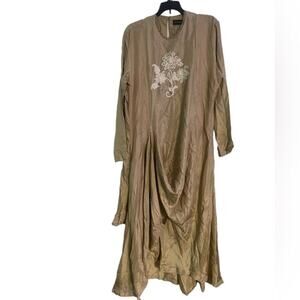 Jayanti reddy embroidered long dress size L